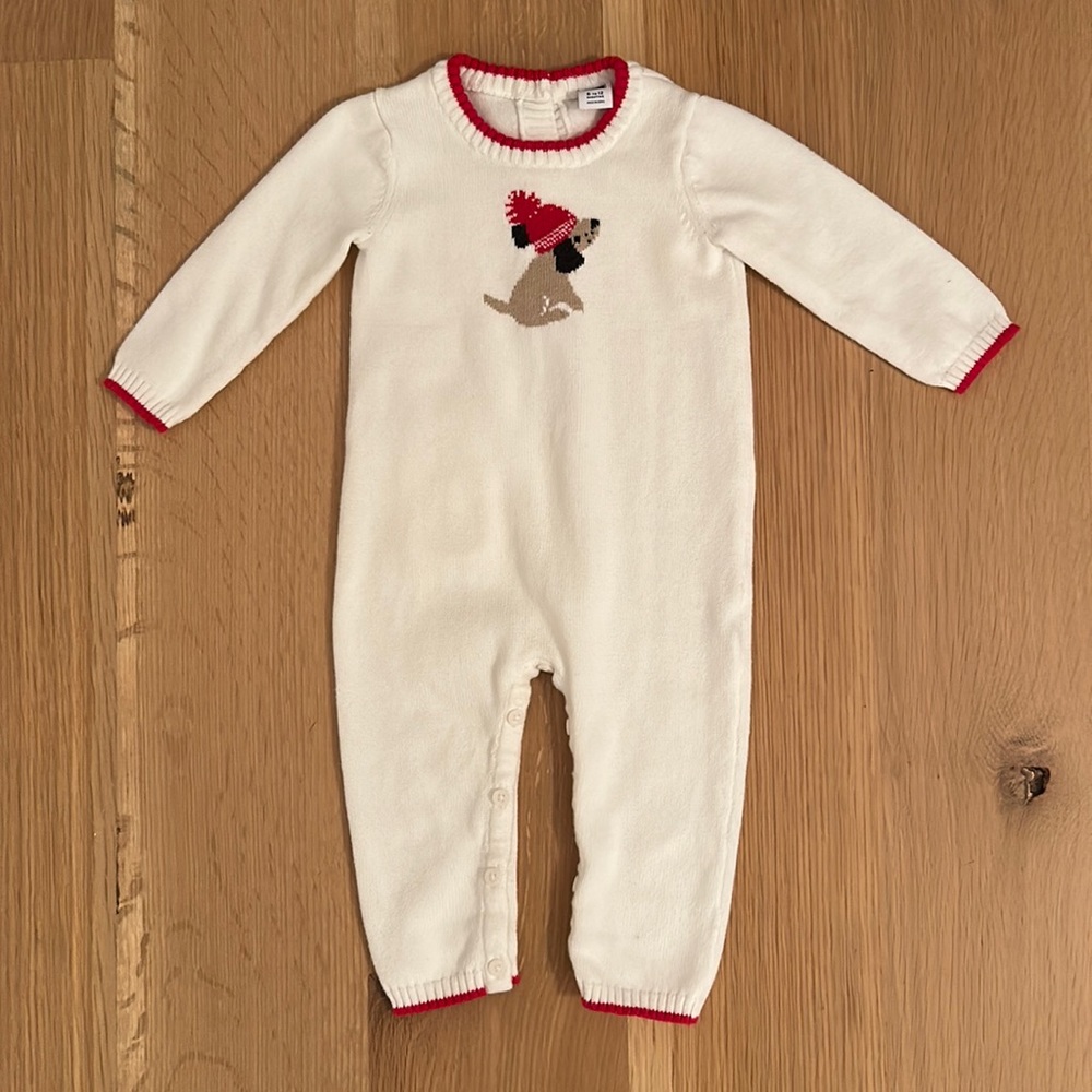 Janie & Jack Holiday Sweater Onsie ❤️